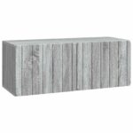 vidaXL Nástenná TV skrinka Nástenný Sivá sonoma 78,5 x 31 x 30 cm – Obrázok 2