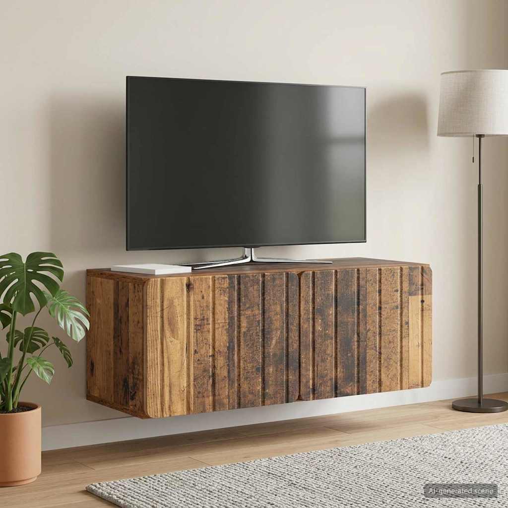 898383_1.jpg vidaXL Nástenná TV skrinka Nástenný Staré drevo 78,5 x 31 x 30 cm – Obrázok 1