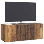 vidaXL Nástenná TV skrinka Nástenný Staré drevo 78,5 x 31 x 30 cm – Obrázok 3