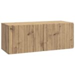 vidaXL Nástenná TV skrinka Nástenný Dub artisan 78,5 x 31 x 30 cm – Obrázok 2