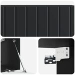 vidaXL Nástenná TV skrinka Čierna 98 x 31 x 30 cm Kompozitné drevo – Obrázok 9