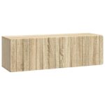 vidaXL Nástenná TV skrinka Dub sonoma 98 x 31 x 30 cm Kompozitné drevo – Obrázok 2