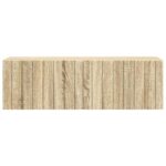 vidaXL Nástenná TV skrinka Dub sonoma 98 x 31 x 30 cm Kompozitné drevo – Obrázok 6