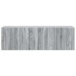 vidaXL Nástenná TV skrinka Nástenný Sivá sonoma 98 x 31 x 30 cm – Obrázok 6