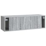 vidaXL Nástenná TV skrinka Nástenný Sivá sonoma 98 x 31 x 30 cm – Obrázok 8