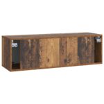 vidaXL Nástenná TV skrinka Nástenný Staré drevo 98 x 31 x 30 cm – Obrázok 8