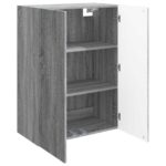 vidaXL Nástenná skrinka Sivý Sonoma 66 x 34,5 x 90 cm Kompozitné drevo – Obrázok 2