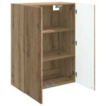 vidaXL Nástenná skrinka Dub artisan 66 x 34,5 x 90 cm Kompozitné drevo – Obrázok 2
