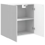 vidaXL Nástenná skrinka Biela s vysokým leskom 59 x 31 x 60 cm – Obrázok 2