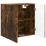 vidaXL Nástenná skrinka Dymový dub 59 x 31 x 60 cm Kompozitné drevo – Obrázok 2