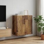vidaXL Nástenná skrinka Staré drevo 59 x 31 x 60 cm Kompozitné drevo – Obrázok 8