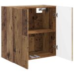 vidaXL Nástenná skrinka Staré drevo 59 x 31 x 60 cm Kompozitné drevo – Obrázok 2