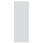 vidaXL Nástenná skrinka Biela 33 x 34,5 x 90 cm Kompozitné drevo – Obrázok 3