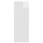 vidaXL Nástenná skrinka Biela s vysokým leskom 33 x 34,5 x 90 cm – Obrázok 3