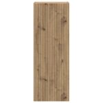 vidaXL Nástenná skrinka Dub artisan 33 x 34,5 x 90 cm Kompozitné drevo – Obrázok 3
