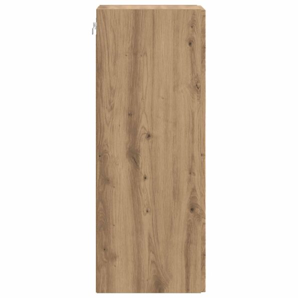 vidaXL Nástenná skrinka Dub artisan 33 x 34,5 x 90 cm Kompozitné drevo – Obrázok 4