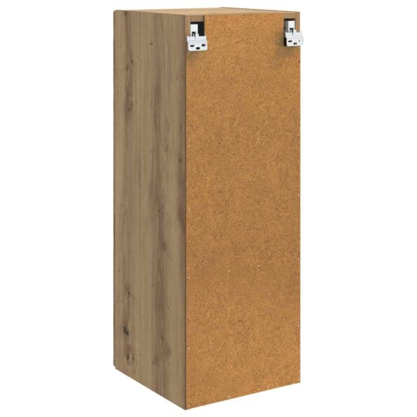 vidaXL Nástenná skrinka Dub artisan 33 x 34,5 x 90 cm Kompozitné drevo – Obrázok 5