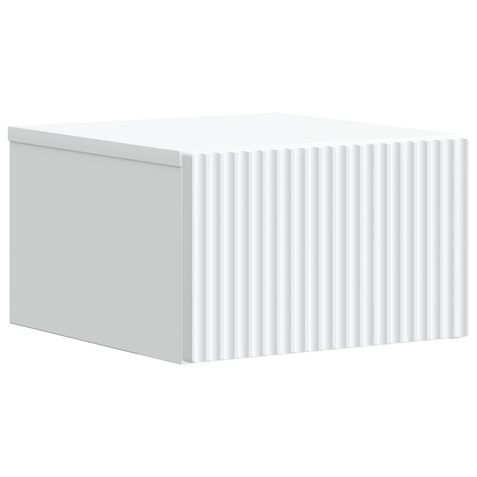 898425_1.jpg vidaXL Nástenná nočná skrinka Biela 33 x 34,5 x 20 cm Kompozitné drevo – Obrázok 1