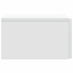 vidaXL Nástenná nočná skrinka Nástenný 2 pcs Biela 33 x 34,5 x 20 cm – Obrázok 6