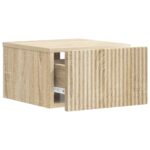 vidaXL Nástenná nočná skrinka 2 pcs Dub sonoma 33 x 34,5 x 20 cm – Obrázok 4