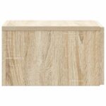 vidaXL Nástenná nočná skrinka 2 pcs Dub sonoma 33 x 34,5 x 20 cm – Obrázok 6