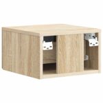 vidaXL Nástenná nočná skrinka 2 pcs Dub sonoma 33 x 34,5 x 20 cm – Obrázok 7