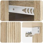 vidaXL Nástenná nočná skrinka 2 pcs Dub sonoma 33 x 34,5 x 20 cm – Obrázok 8
