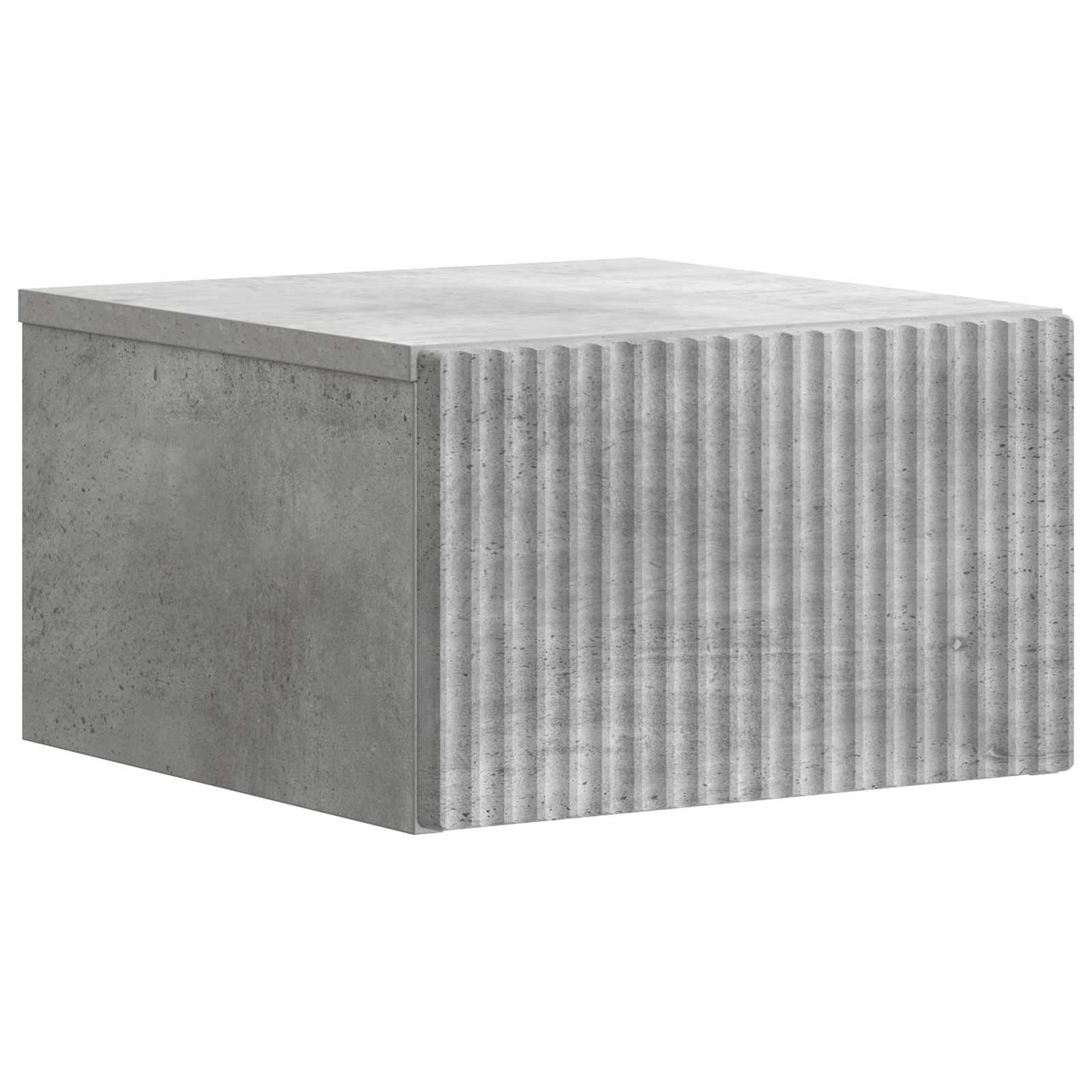 898431_1.jpg vidaXL Nástenná nočná skrinka Nástenný Betónovo sivá 33 x 34,5 x 20 cm – Obrázok 1