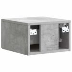 vidaXL Nástenná nočná skrinka 2 pcs Betónovo sivá 33 x 34,5 x 20 cm – Obrázok 7