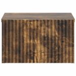 vidaXL Nástenná nočná skrinka so zásuvkou Dymový dub 33 x 34,5 x 20 cm – Obrázok 4