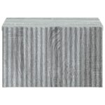 vidaXL Nástenná nočná skrinka 2 pcs Sivá sonoma 33 x 34,5 x 20 cm – Obrázok 5