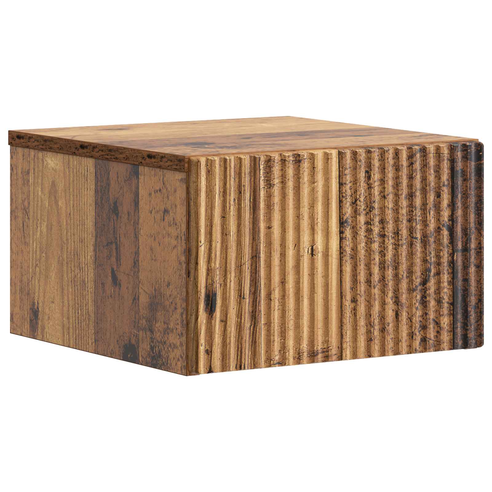 898441_1.jpg vidaXL Nástenná nočná skrinka Nástenný Staré drevo 33 x 34,5 x 20 cm – Obrázok 1
