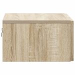 vidaXL Nástenná nočná skrinka 2 pcs Dub sonoma 49 x 34,5 x 20 cm – Obrázok 6