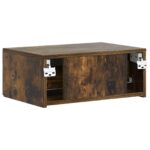 vidaXL Nástenná nočná skrinka 2 pcs Dymový dub 49 x 34,5 x 20 cm – Obrázok 7