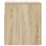 vidaXL Nástenná nočná skrinka so zásuvkou Dub sonoma 33 x 34,5 x 40 cm – Obrázok 5