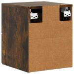 vidaXL Nástenná nočná skrinka 2 pcs Dymový dub 33 x 34,5 x 40 cm – Obrázok 7
