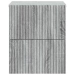 vidaXL Nástenná nočná skrinka Nástenný Sivá sonoma 33 x 34,5 x 40 cm – Obrázok 4
