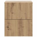 vidaXL Nástenná nočná skrinka Nástenný Dub artisan 33 x 34,5 x 40 cm – Obrázok 4