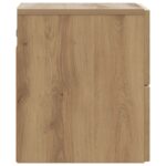 vidaXL Nástenná nočná skrinka 2 pcs Dub artisan 33 x 34,5 x 40 cm – Obrázok 6
