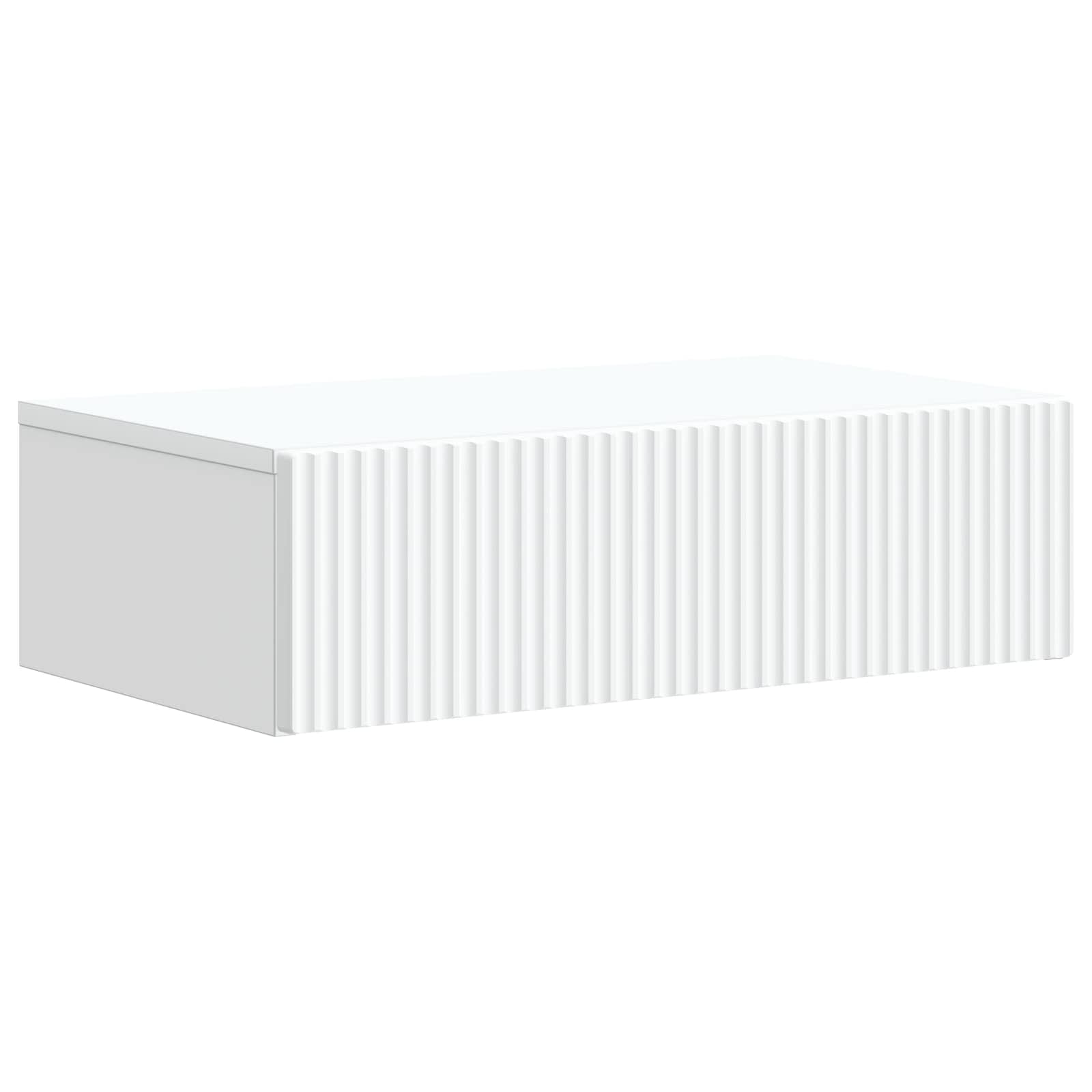 898485_1.jpg vidaXL Nástenný bočný stôl Biela 59 x 34,5 x 17 cm Kompozitné drevo – Obrázok 1