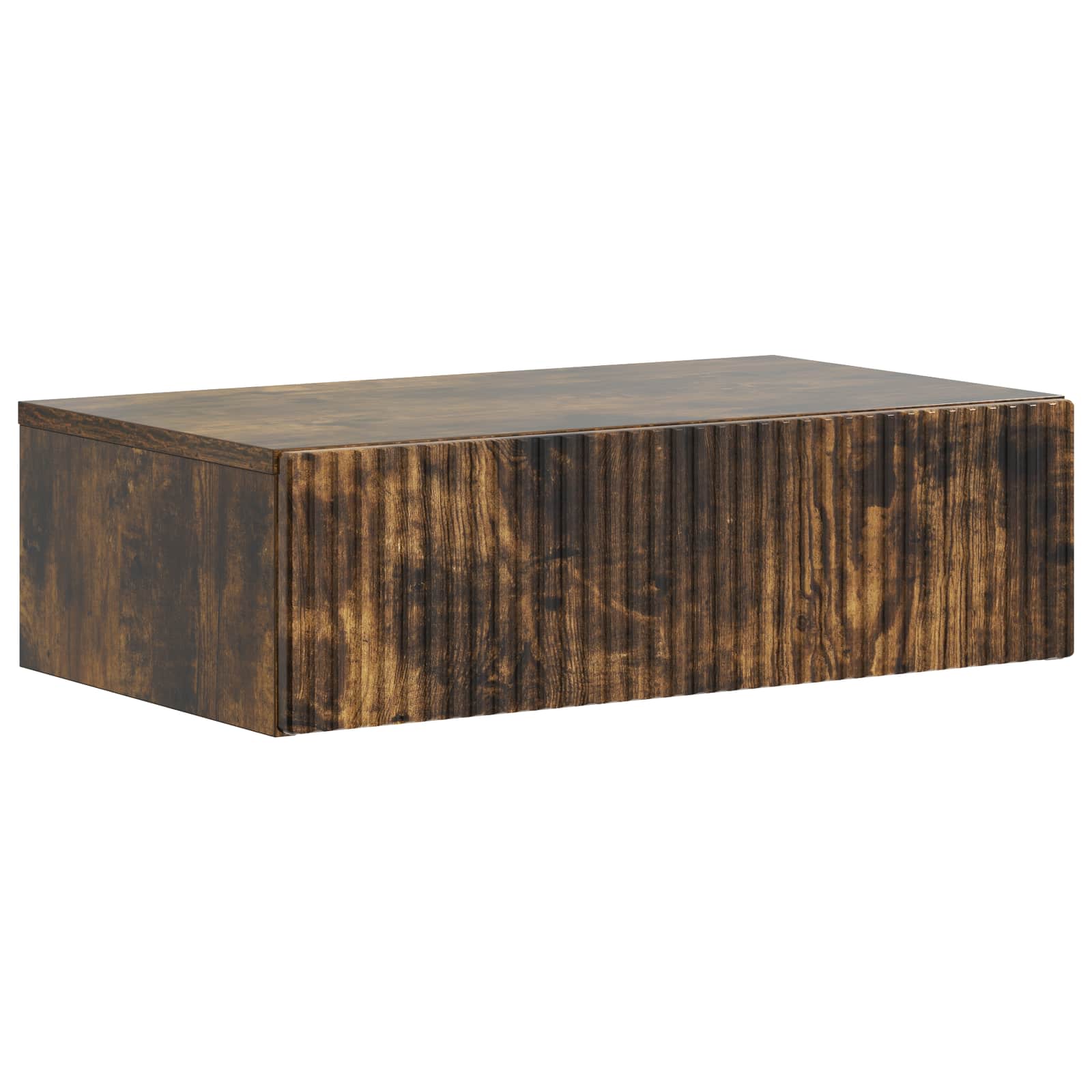 898490_1.jpg vidaXL Nástenný bočný stôl Dymový dub 59 x 34,5 x 17 cm – Obrázok 1