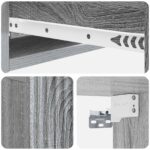 vidaXL Nástenný bočný stôl Sivá sonoma 59 x 34,5 x 17 cm – Obrázok 7