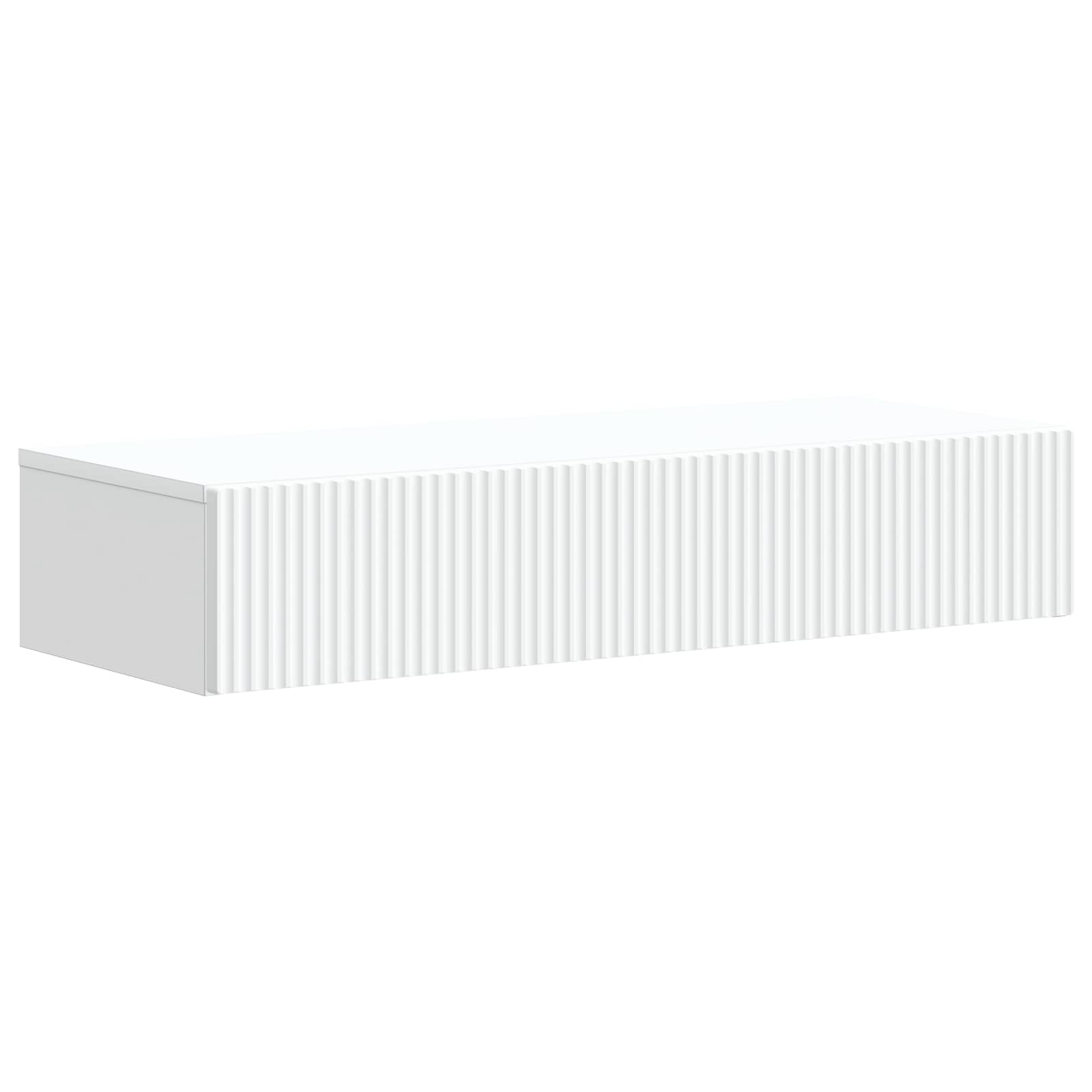 898495_1.jpg vidaXL Nástenný bočný stôl Biela 87,5 x 34,5 x 17 cm Kompozitné drevo – Obrázok 1