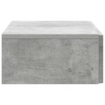 vidaXL Nástenný bočný stôl Betónovo sivá 87,5 x 34,5 x 17 cm – Obrázok 5