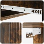 vidaXL Nástenný bočný stôl Dymový dub 87,5 x 34,5 x 17 cm – Obrázok 7
