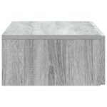vidaXL Nástenný bočný stôl Sivá sonoma 87,5 x 34,5 x 17 cm – Obrázok 5
