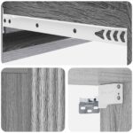 vidaXL Nástenný bočný stôl Sivá sonoma 87,5 x 34,5 x 17 cm – Obrázok 7