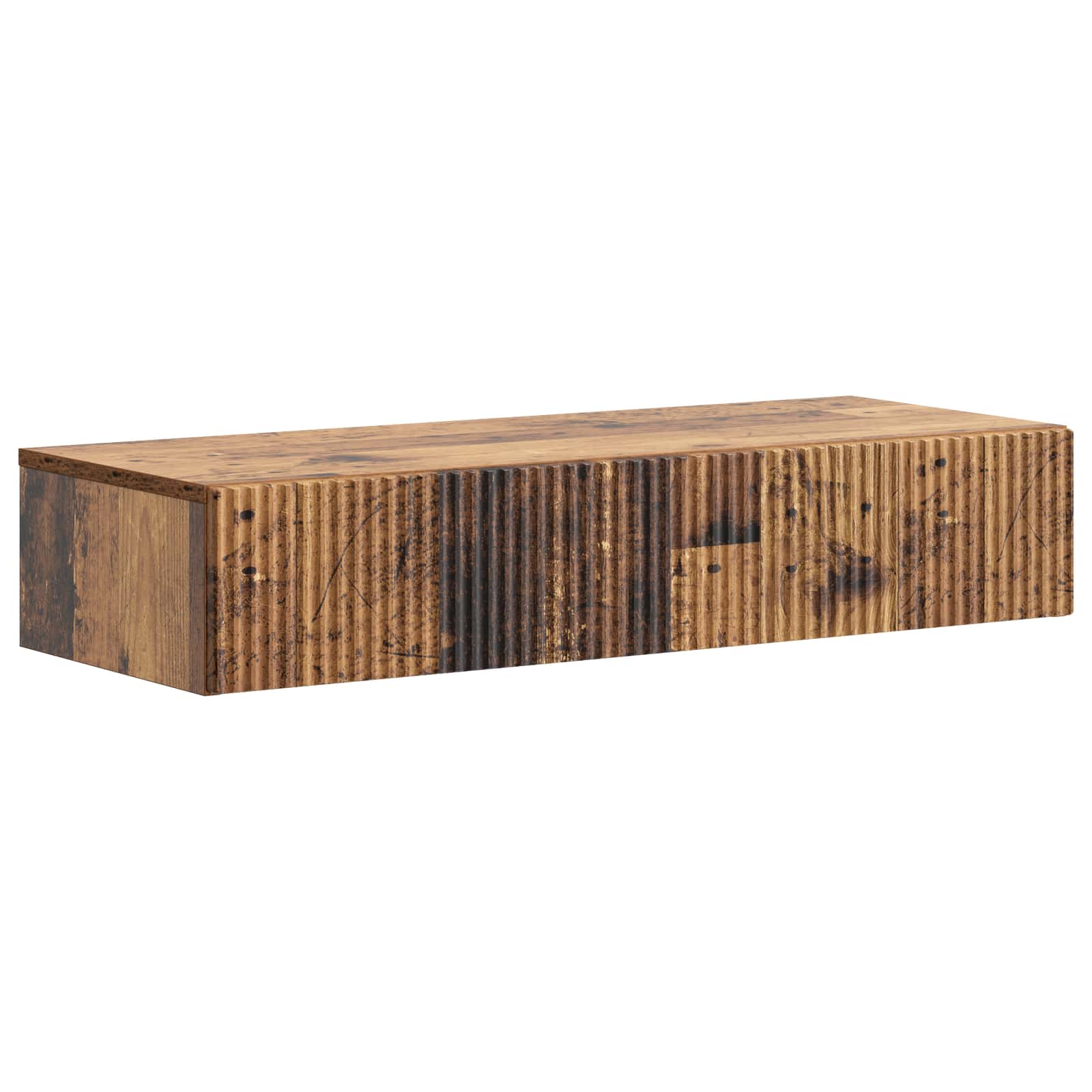 898503_1.jpg vidaXL Nástenný bočný stôl Staré drevo 87,5 x 34,5 x 17 cm – Obrázok 1