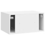 vidaXL Nástenná TV skrinka Biela s vysokým leskom 59,5 x 41 x 30 cm – Obrázok 8