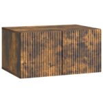vidaXL Nástenná TV skrinka Nástenný Dymový dub 59,5 x 41 x 30 cm – Obrázok 2